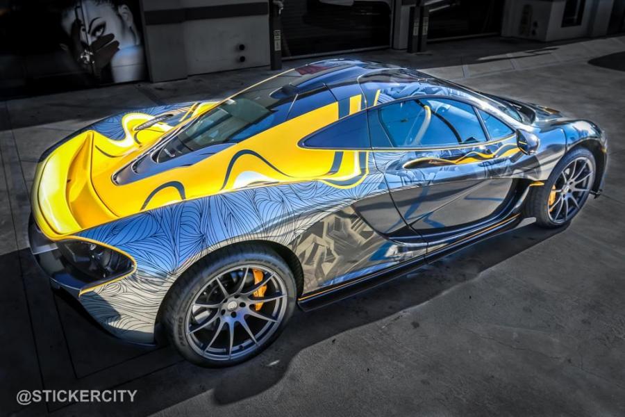  McLaren P1 Tatoo Edition by Sticker City 2015 года  (фото 13 из 23)